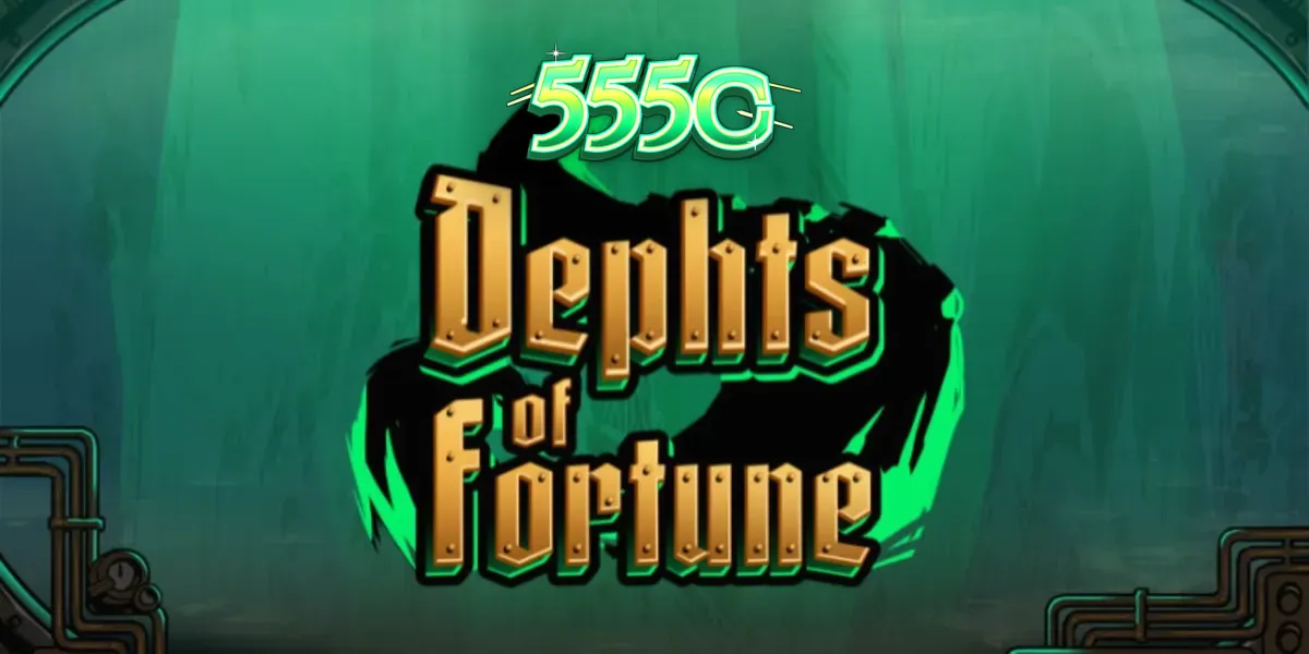Interface de jogo do slot Depths of Fortune com tema steampunk submarino